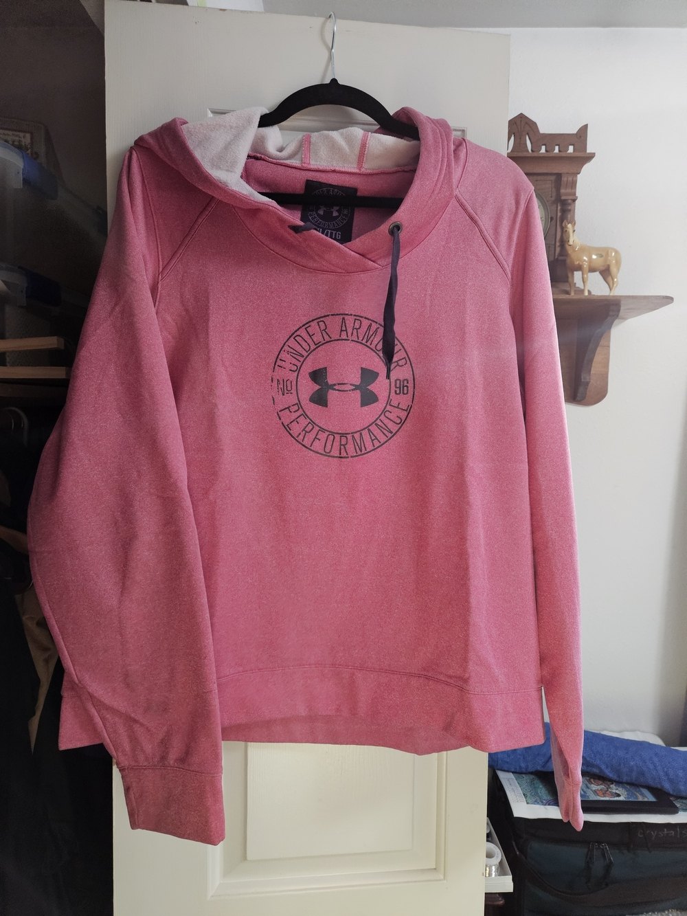 Under Armour Women’s Pink Cowl Neck Performance Sweatshirt